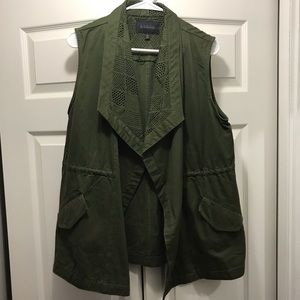 Blu Pepper Oversized Cinch-Waist Vest